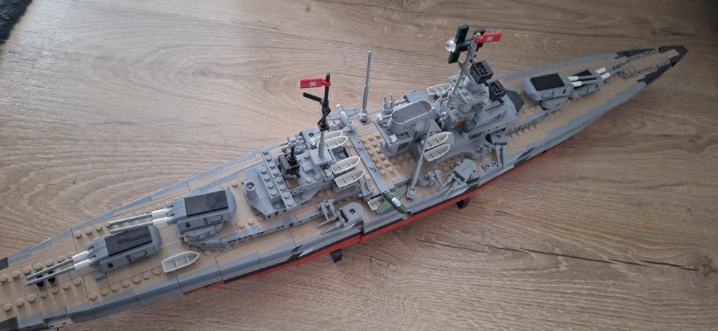 Battleship bismarck z klocków cobi