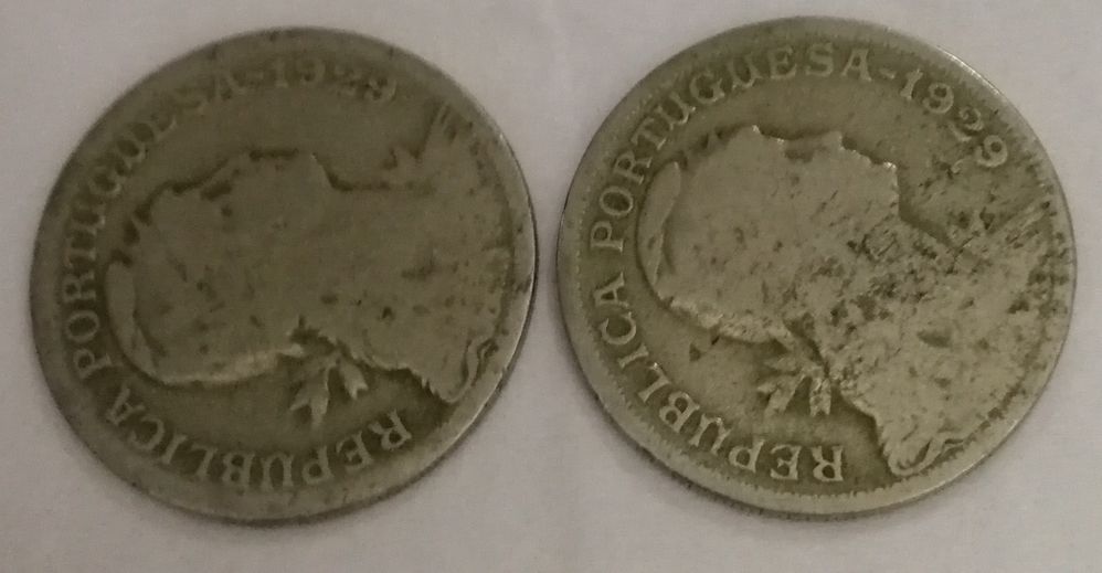 Moedas 50 centavos 1929
