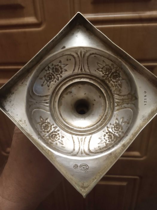 Старые подсвечники, клейма. Антиквариат.