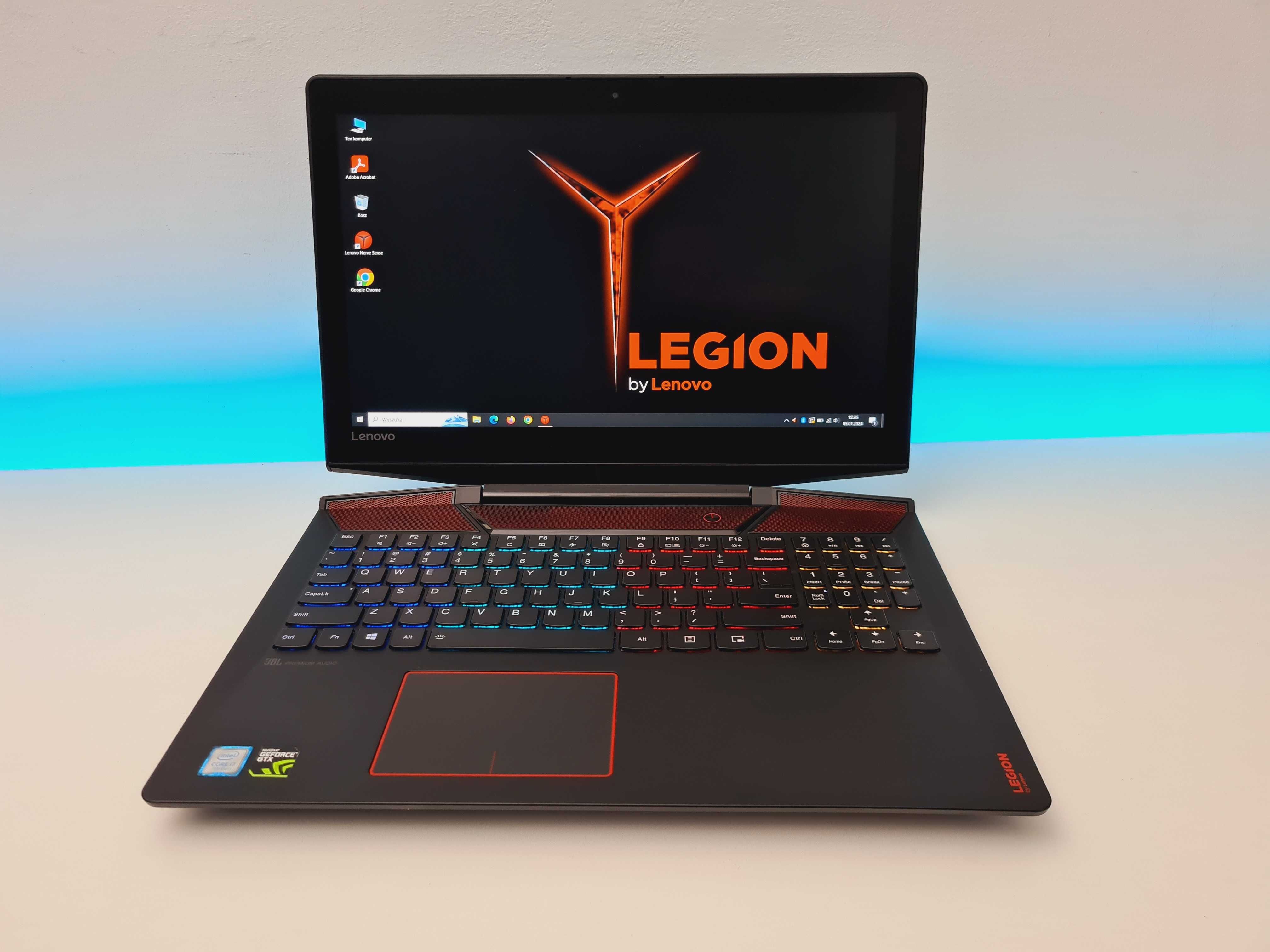 Gamingowy Laptop LENOVO Y720, i7, gtx1060, metalowa obudowa, do gier