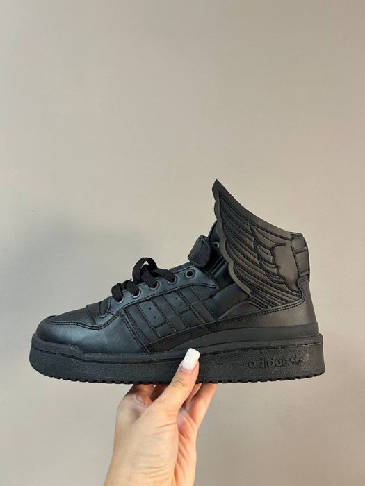 ВЖЕ В УКР‼️Кросівки Adidas Forum High Wings 4.0 Jeremy Scott (Black)