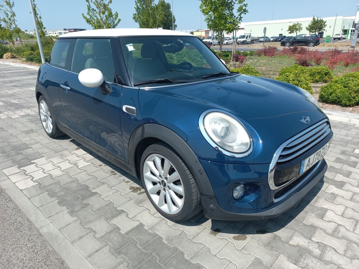 Mini coper, azul