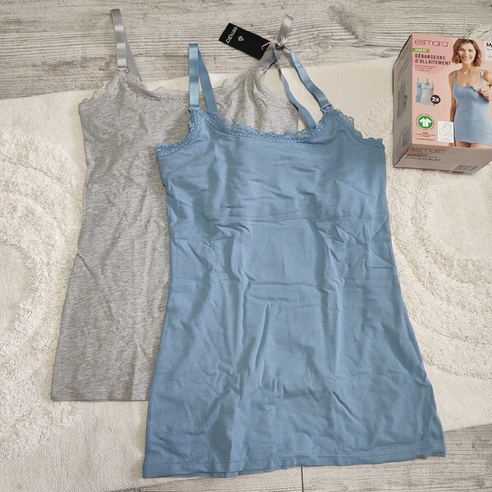 Майка для годуючих мам Esmara для грудного вигодовування набір 2 шт.