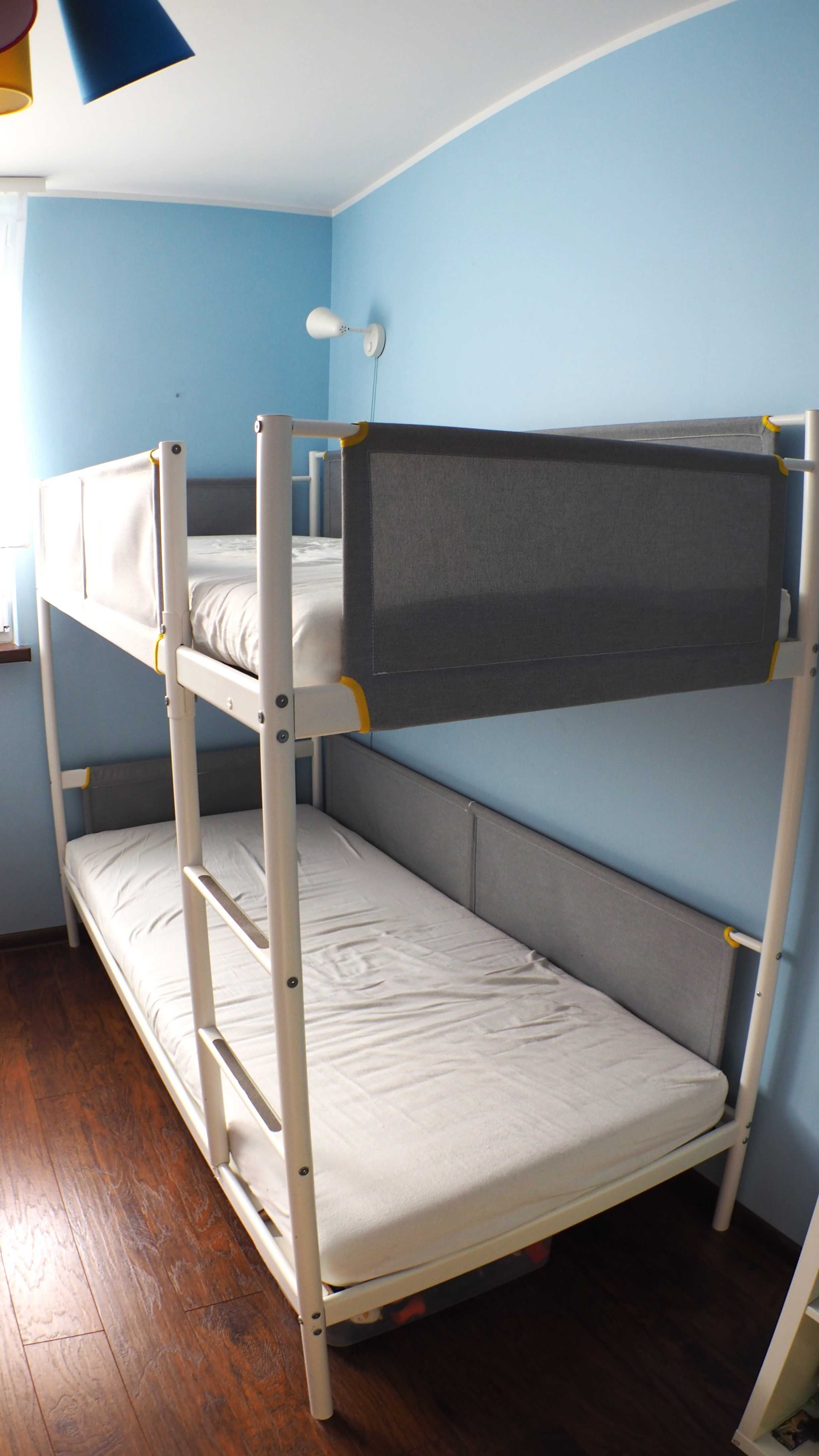 Łóżko piętrowe VITVAL IKEA 90x200 + dwa materace