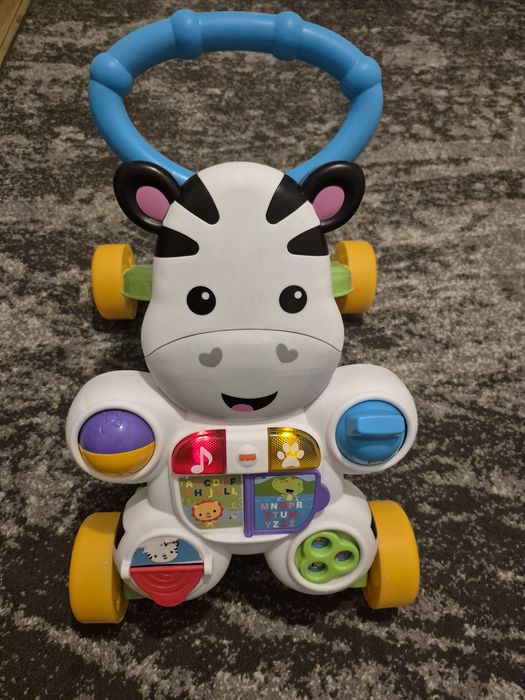 Fisher Price Interaktywny Chodzik Zebra Pchacz