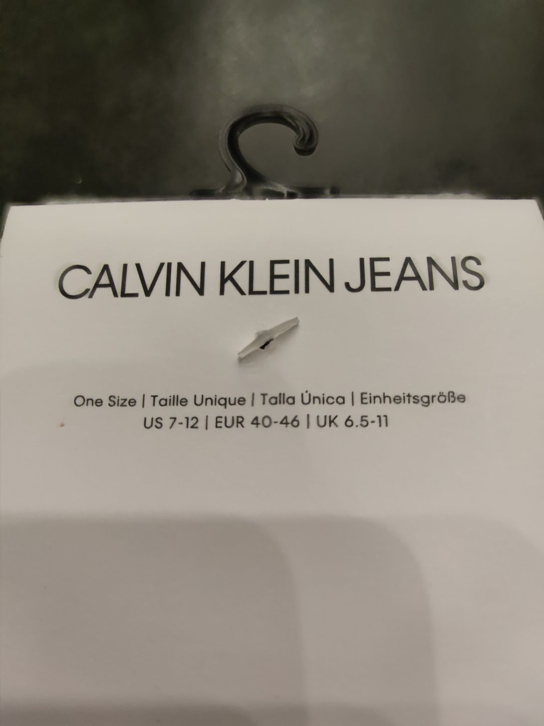 Szare skarpety Calvin Klein Jeans, one size (EUR 40-46). Nowe, TANIEJ!