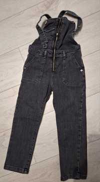Ogrodniczki jeansy spodnie Zara r. 116