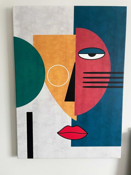 Plakat 50x70 DYPTYK płótno na krośnie