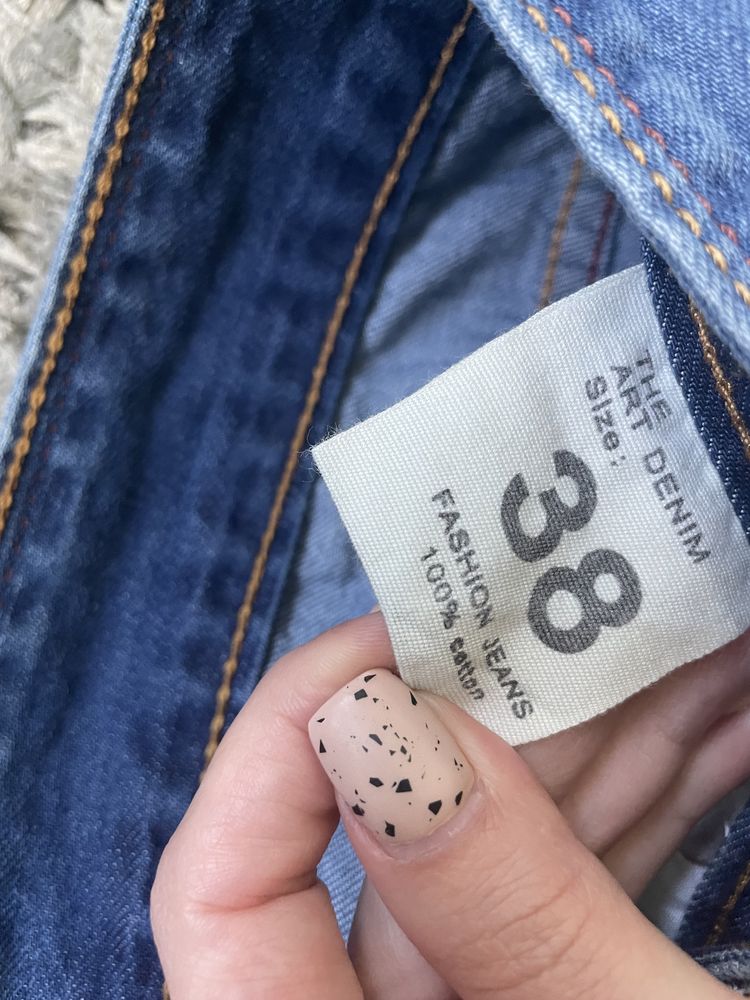 Spodnie jeans męskie 38