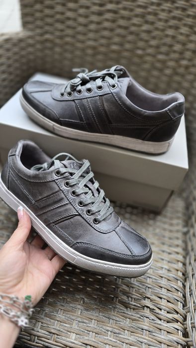 Чоловічі шкіряні туфлі кросівки, розмір 40