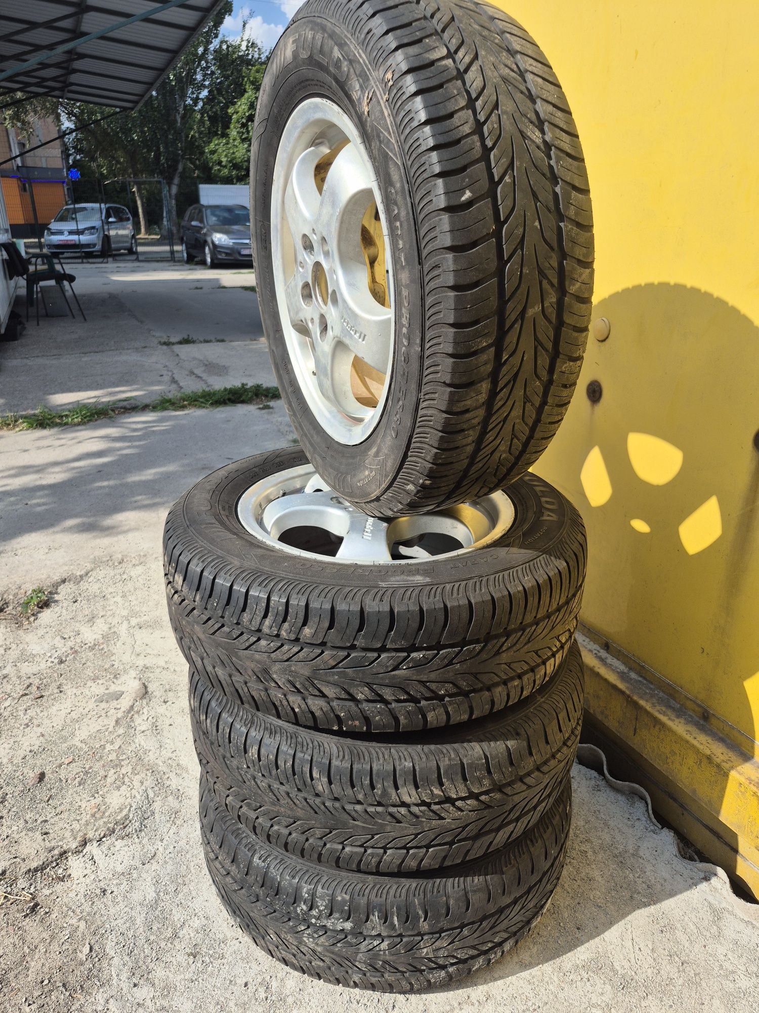 Диски R15 5/112 с летней резиной