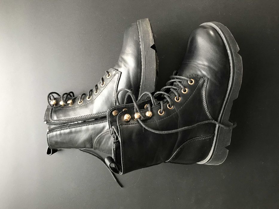 Buty zimowe (glany? trapery? trzewiki?) firmy Nelli Blue - rozmiar 34