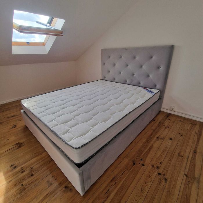 Camas de Casal Estofadas de Luxo 199€ Disp. em Várias Cores! 190x140m!