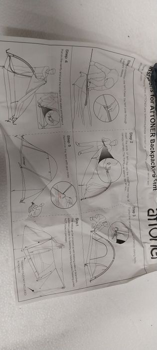 Namiot Turystyczny Dwuosobowy Ultralekki Attoner