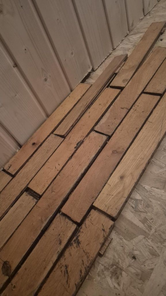 Parkiet dębowy przedwojenny