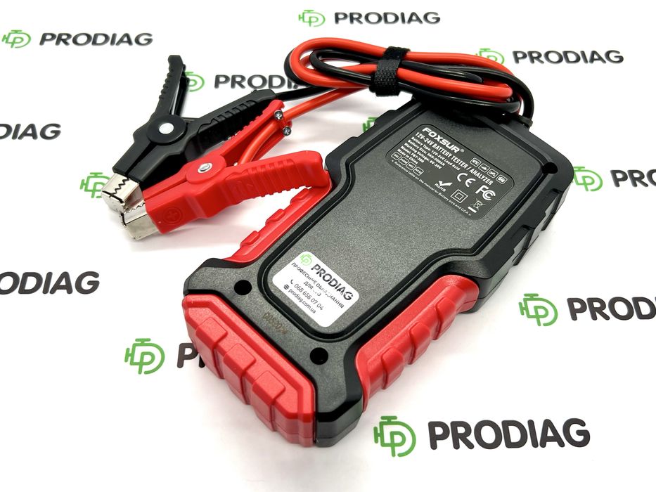 Тестер акумуляторних батарей Foxsur FBT-300 (12V, 24V)