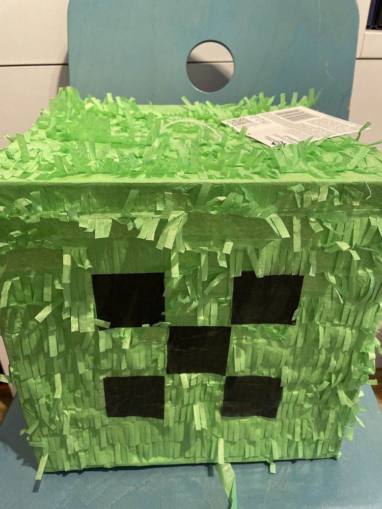 Piniata Minecraft Creeper halloween