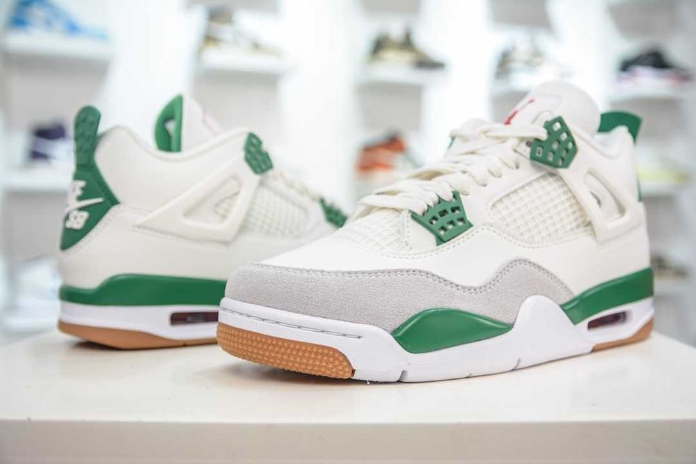 Buty meskie Mokasyny Jordan_4_Retro_SB_Pine_Green R.39