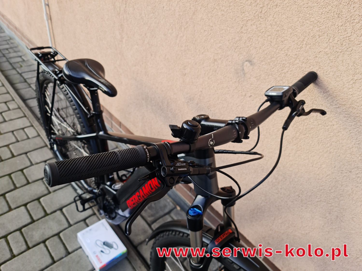 Rower elektryczny górski MTB BERGAMONT koła 29 SHIMANO ALTUS aluminium