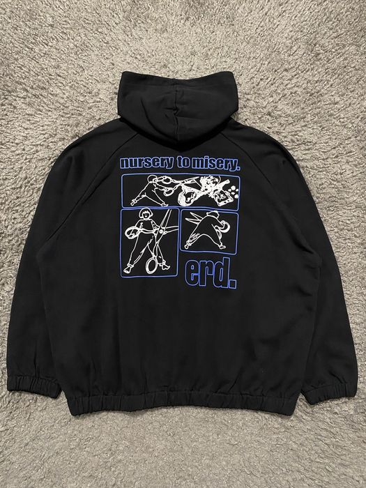 Зіп худі ERD чоловіче Enfants Riches Deprimes оверсайз з принтом