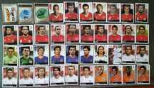 Lote de cromos recuperados "Euro 2008" (lista na última foto)