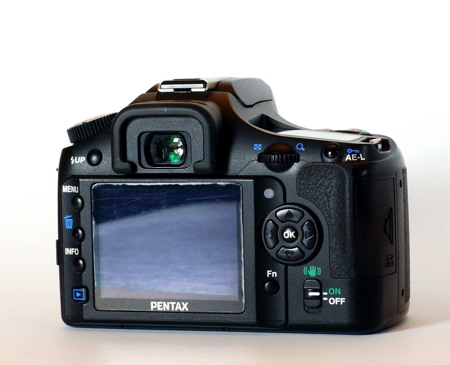 Pentax K200D + 18-55 + 55-200 9k zdjęć Stan Idealny Pudełka + Eneloop