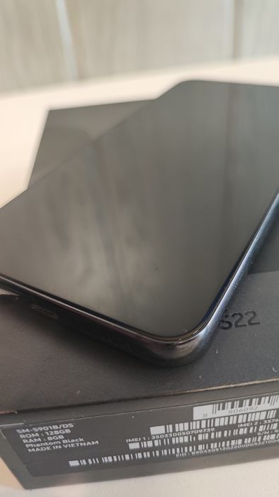 Samsung S22 jak Nowy stan,bez żadnej ryski, komplet 128Gb/8Gb