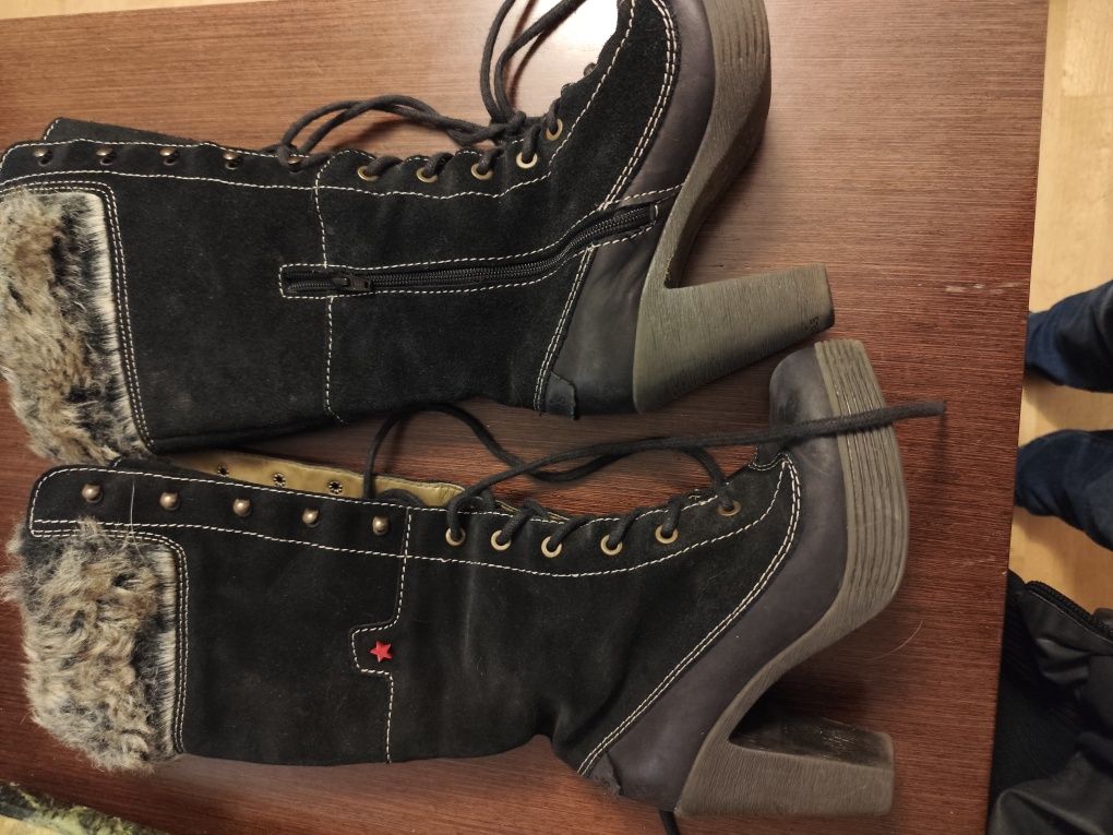 Botas d cano alto "Cubanas" tam. 35