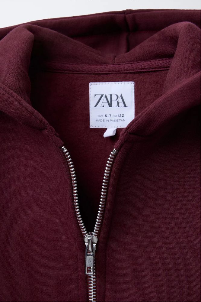 Худі Zara на замку з флісом