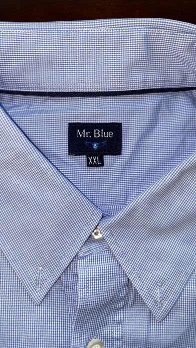 Camisa Mr. Blue Algodão Azul Regular Fit