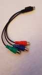 kabel AV 7 PIN S-VIDEO 3 RCA adapter TV