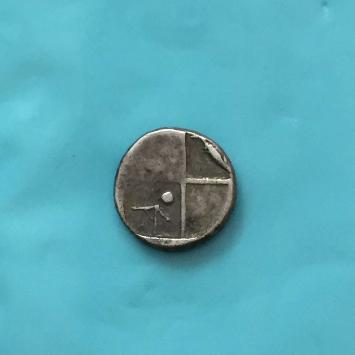 Moeda Grécia Antiga - Hemidracma - ILÍRIA, Apollonia, 229-100 aC