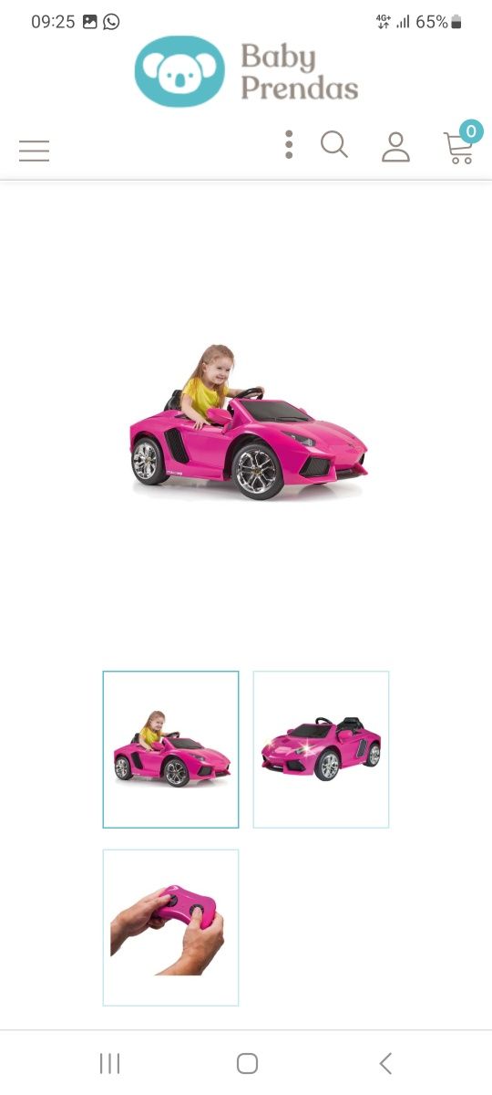 Lamborghini Aventador Rosa 6v. Famosa