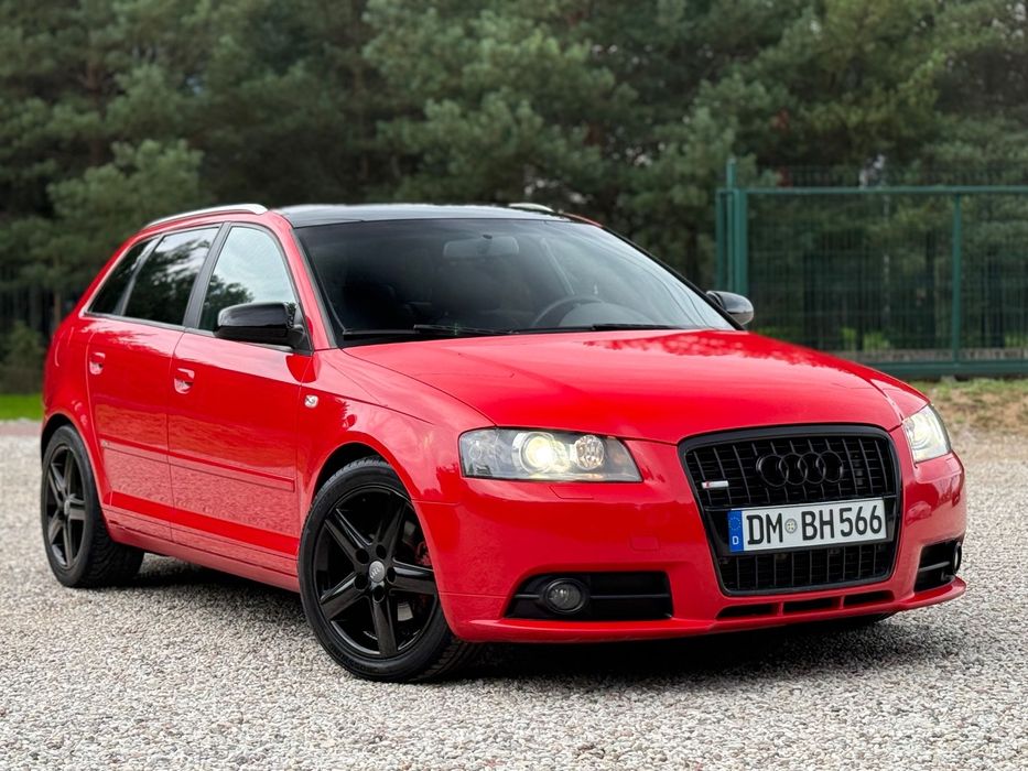 Audi A3 Sportback 2007r # 2.0TDI 140KM # 3xSline # Panorama Xenon