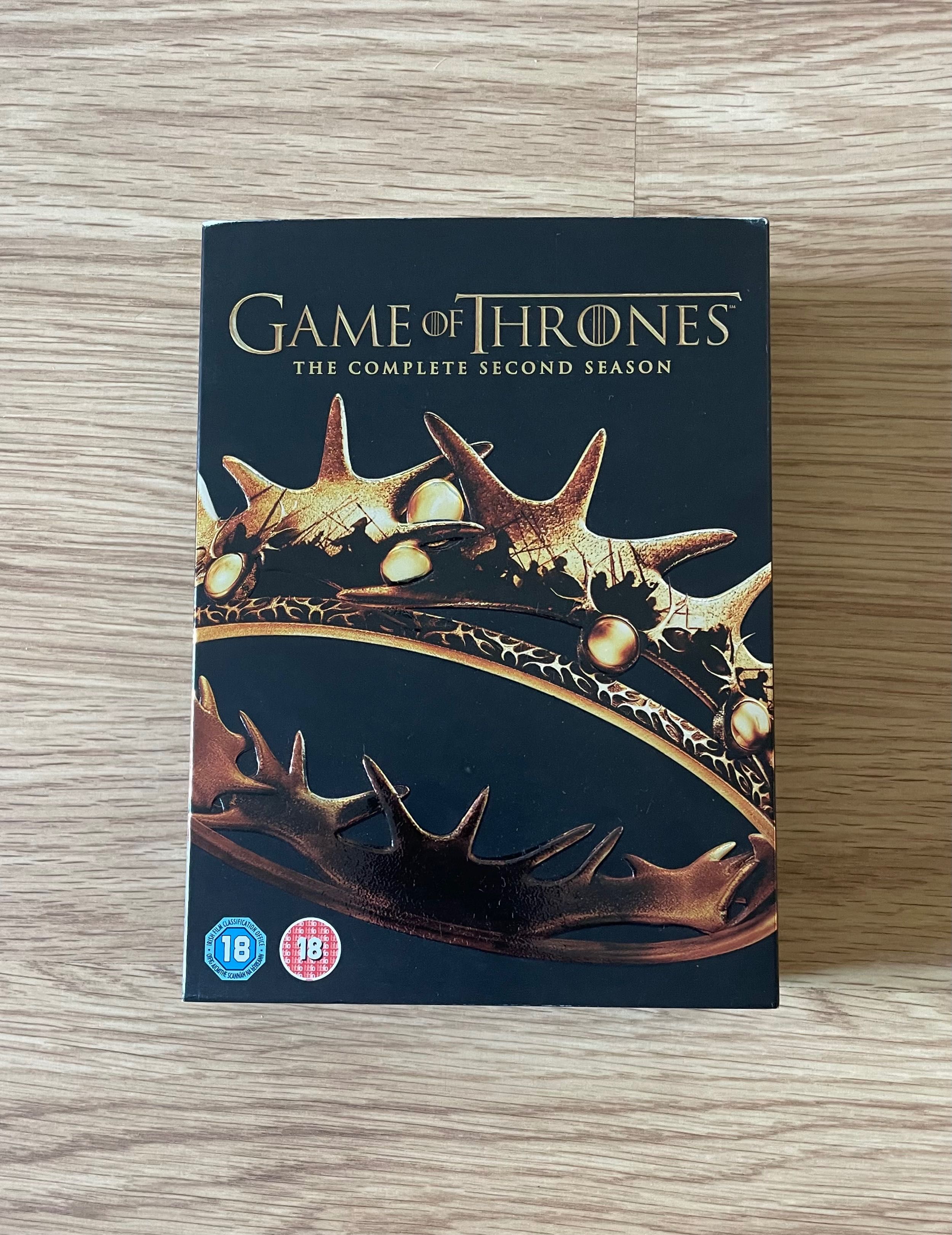 5 DVD’s da Série Game of Thrones Season 2 Completa