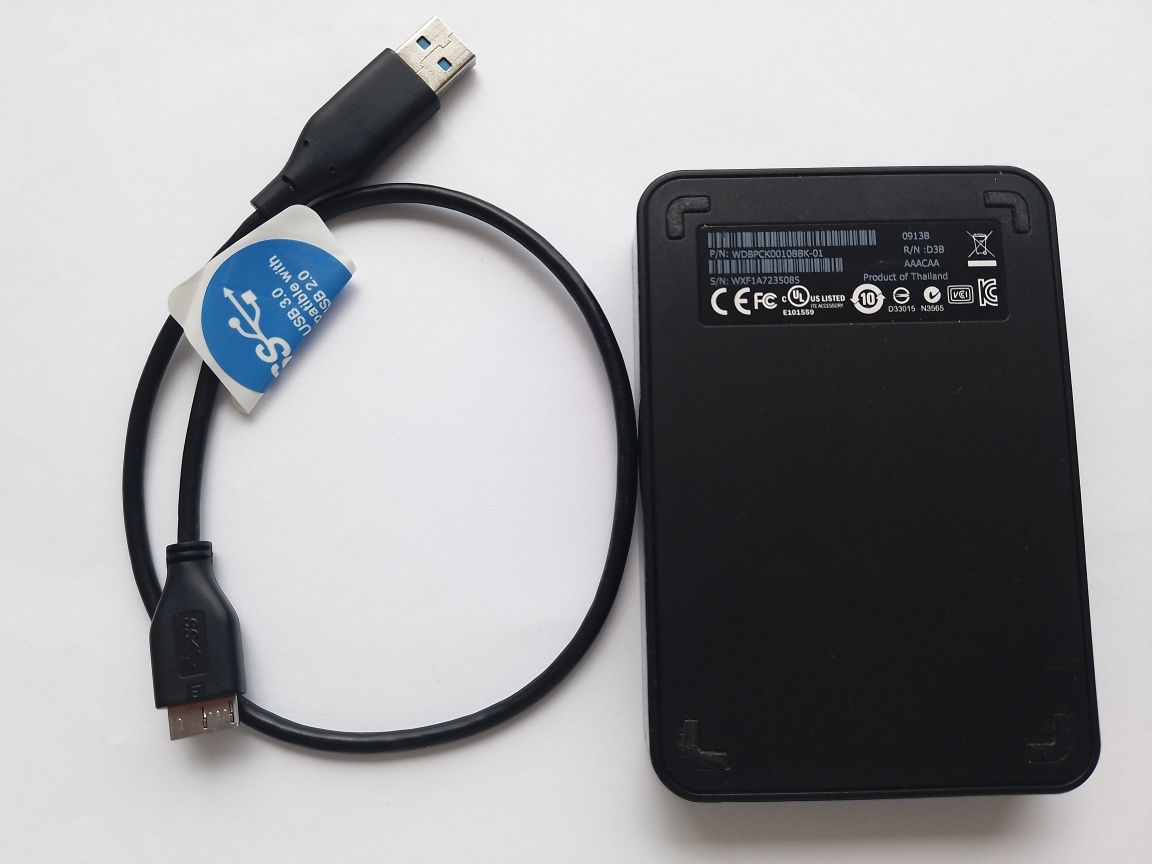 Жорсткий диск зовнішній Western Digital Elements Portable 1TB