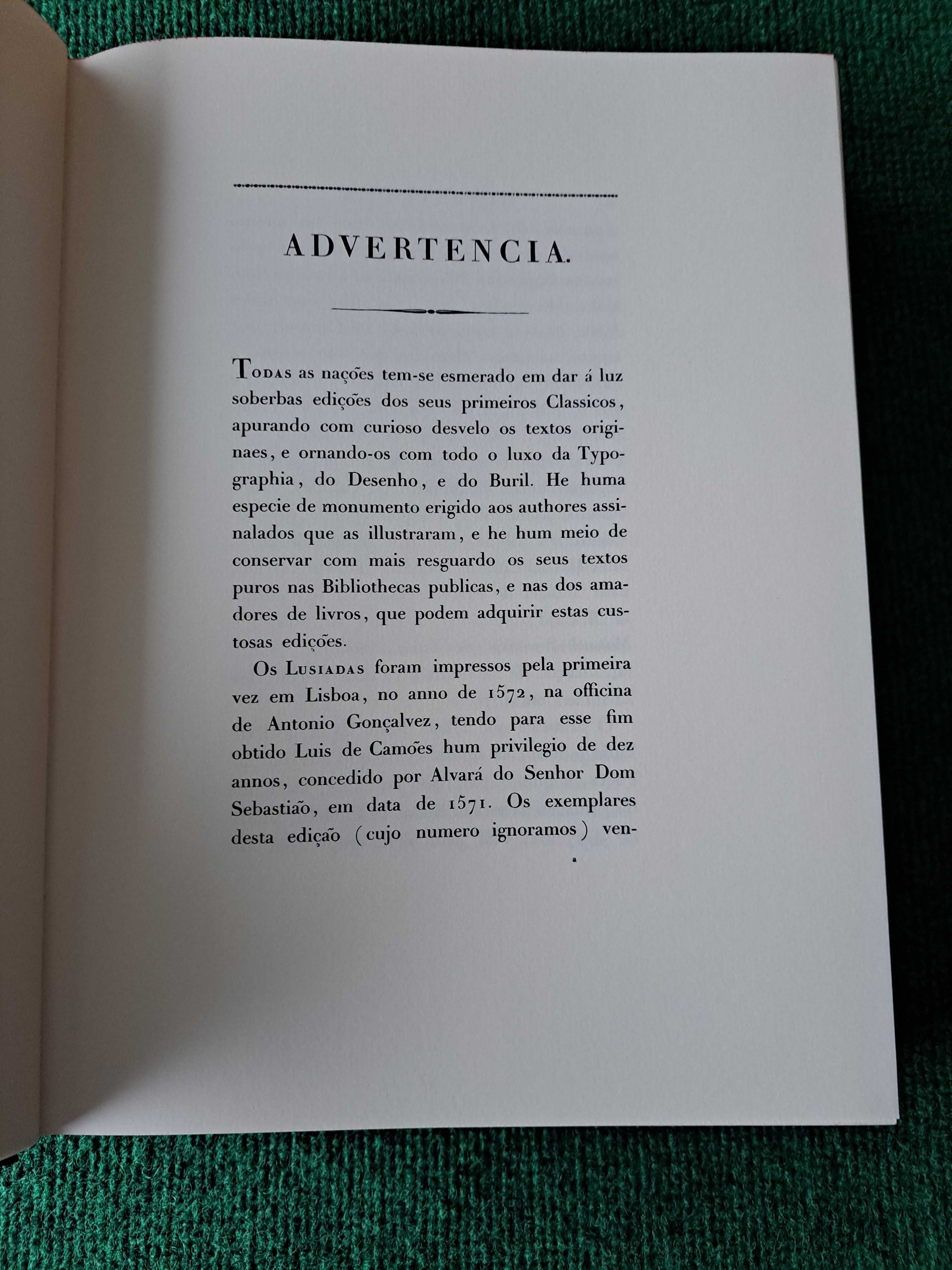 Os Lusiadas Edição Fac-simile Comemorativa do 5º Centenário