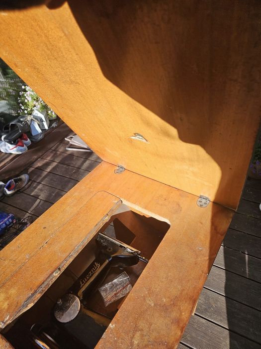 Stara maszyna do szycia łucznik antyk PRL