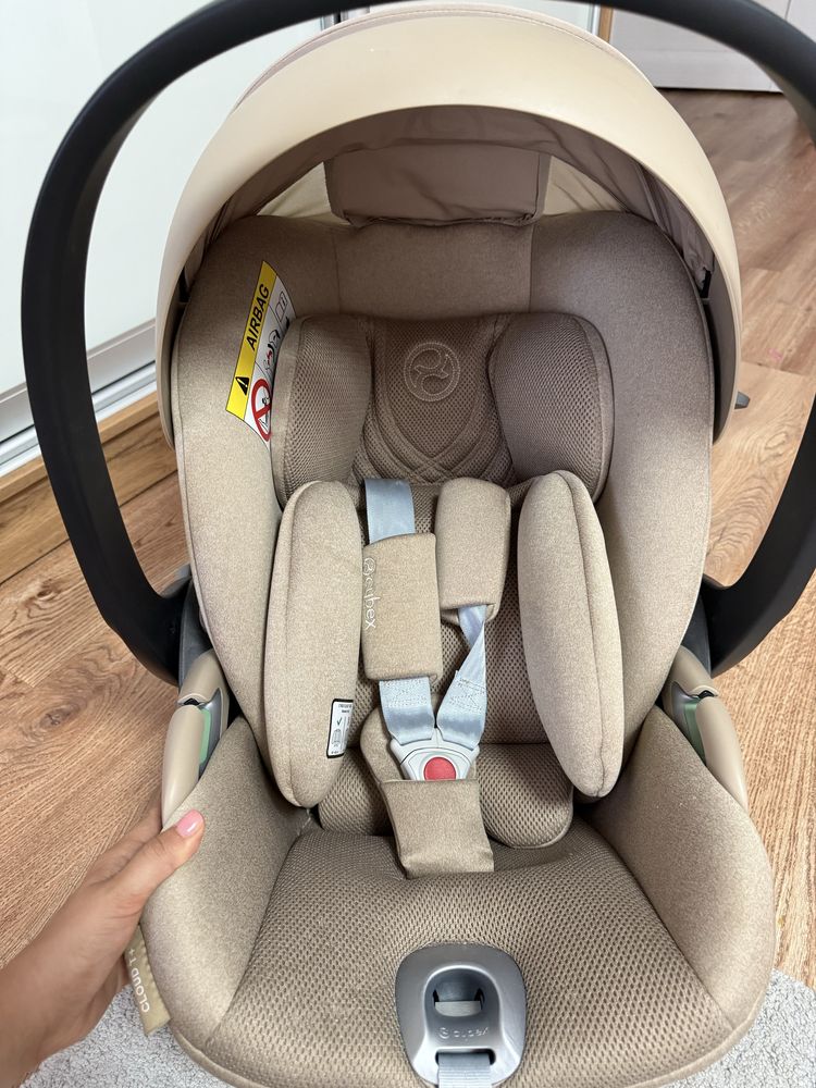 cybex cloud t i size cozy beige plus