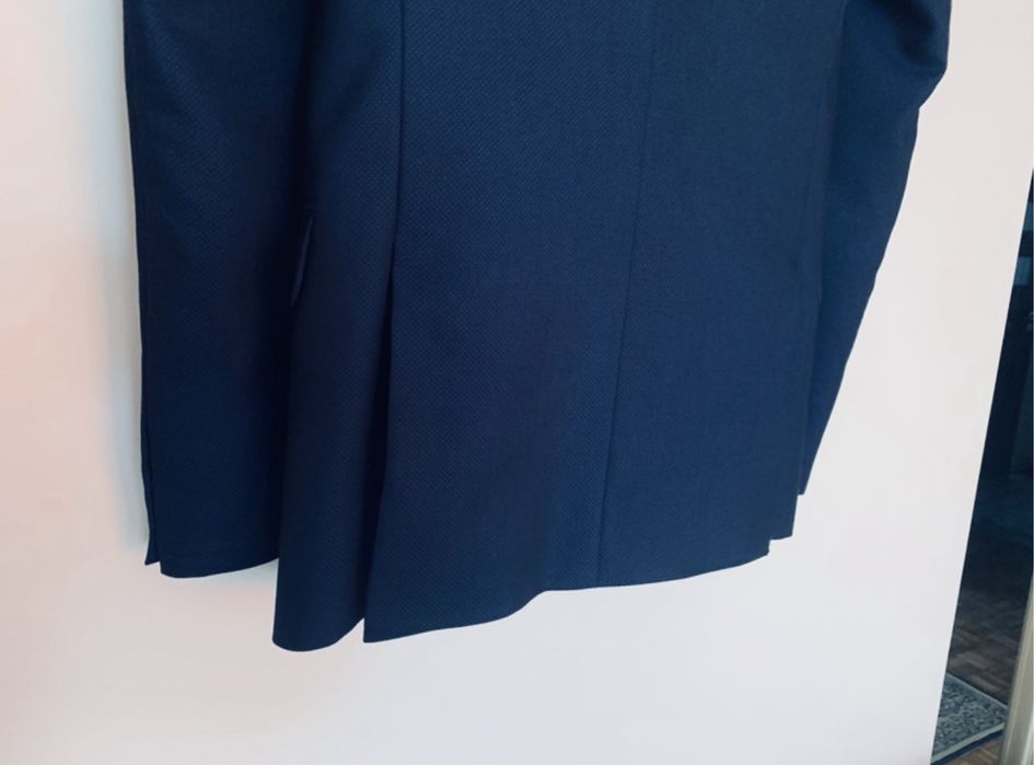 Garnitur meski chlopiecy granat stan idealny