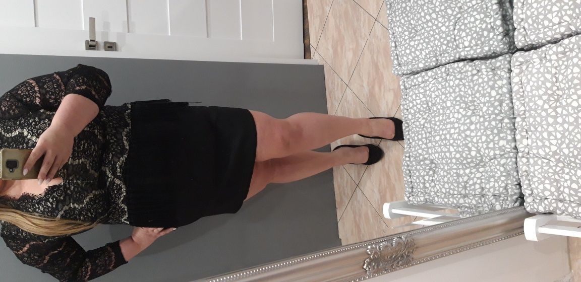 Nowa ASOS 52 Sukienka koronka plus size