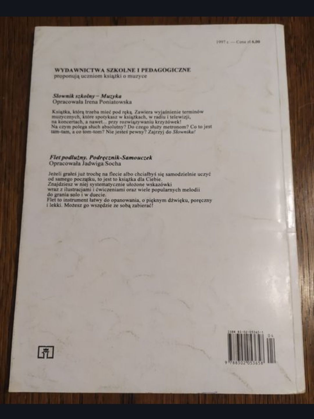 Muzyka klasa 4 Wydawnictwo Szkolne i Pedagogiczne Warszawa 1997