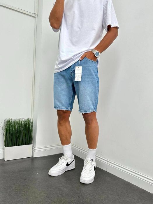 Чоловічі джинсові шорти вільного крою 34, 36 розмір