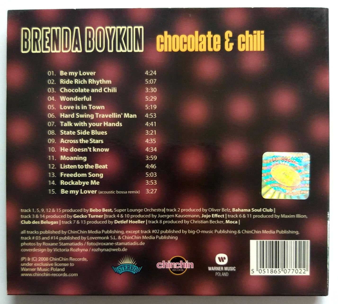 Brenda Boykin Chocolate & Chili 2008r