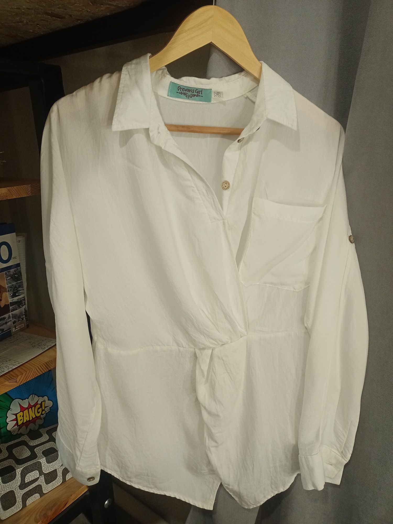 Біла блуза/сорочка