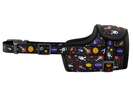 Mocny kaganiec plastikowy dla psa WauDog fastex NASA 19-26cm Rozmiar 2