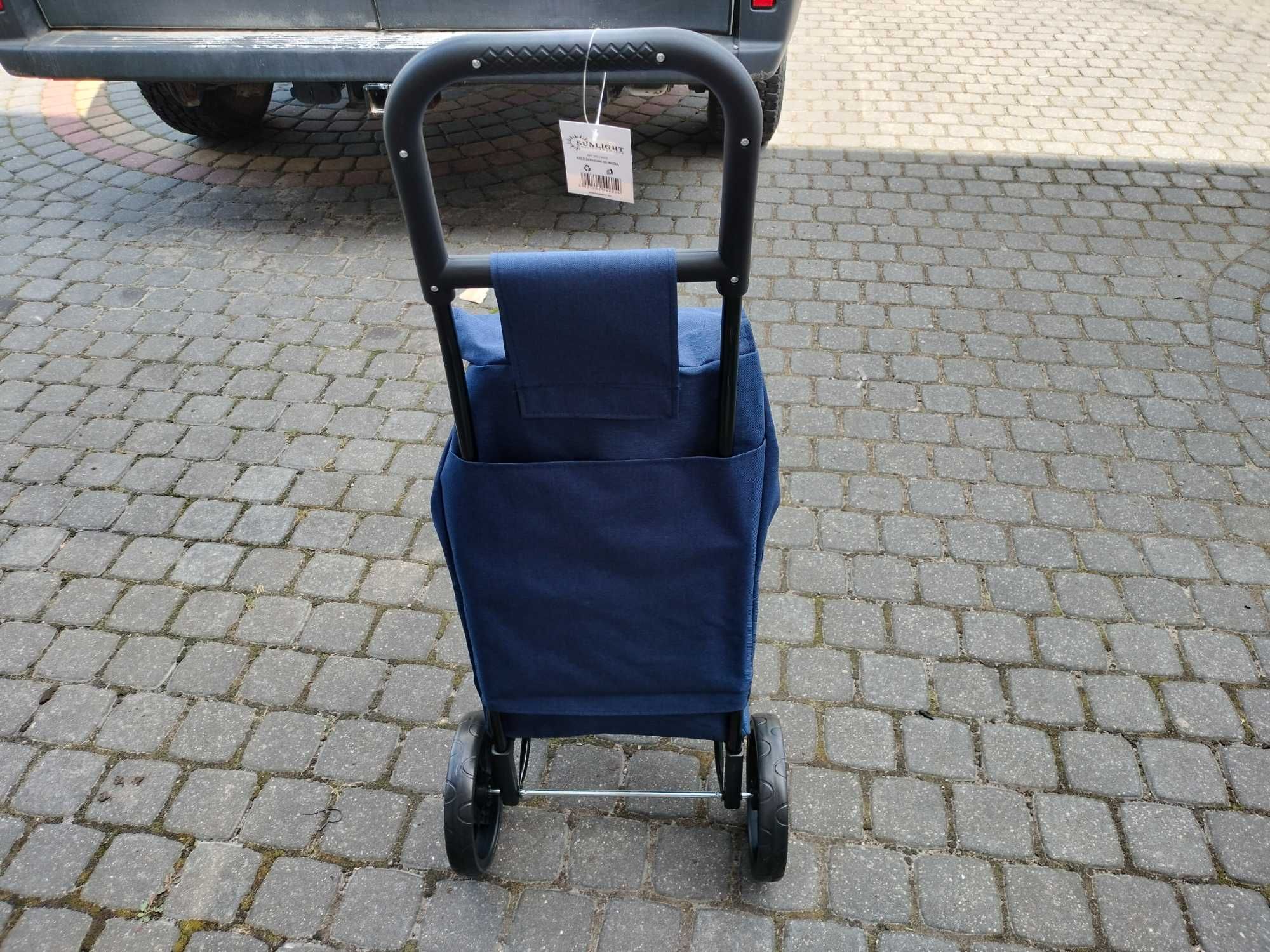 TORBA NA KÓŁKACH WÓZEK NA ZAKUPY mocny największy dla wysokich osób no