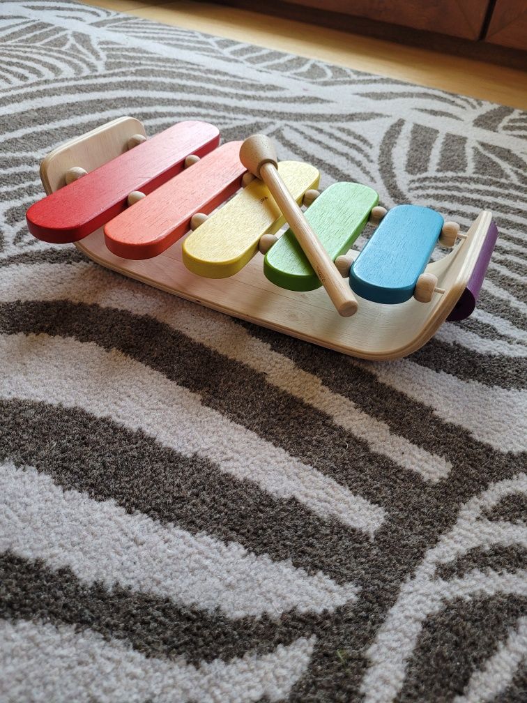 Drewniane cymbałki/ ksylofon marka Plan Toys