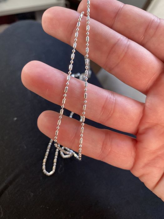 Corrente óculos prateado