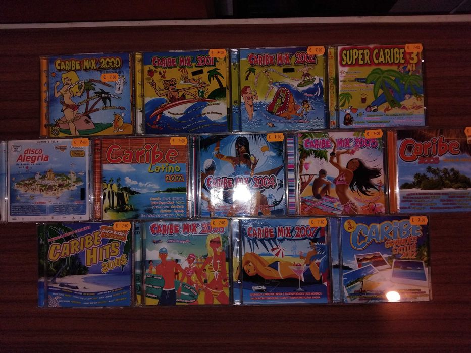 Música em Cd Colectâneas de Caribe  Cd´s Duplos.